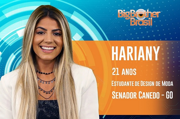 Hariany, 21 anos, estudante de Design de Moda de Goiá (Foto: Divulgação) Hariany, 21 anos, estudante de Design de Moda de Goiá (Foto: Divulgação)